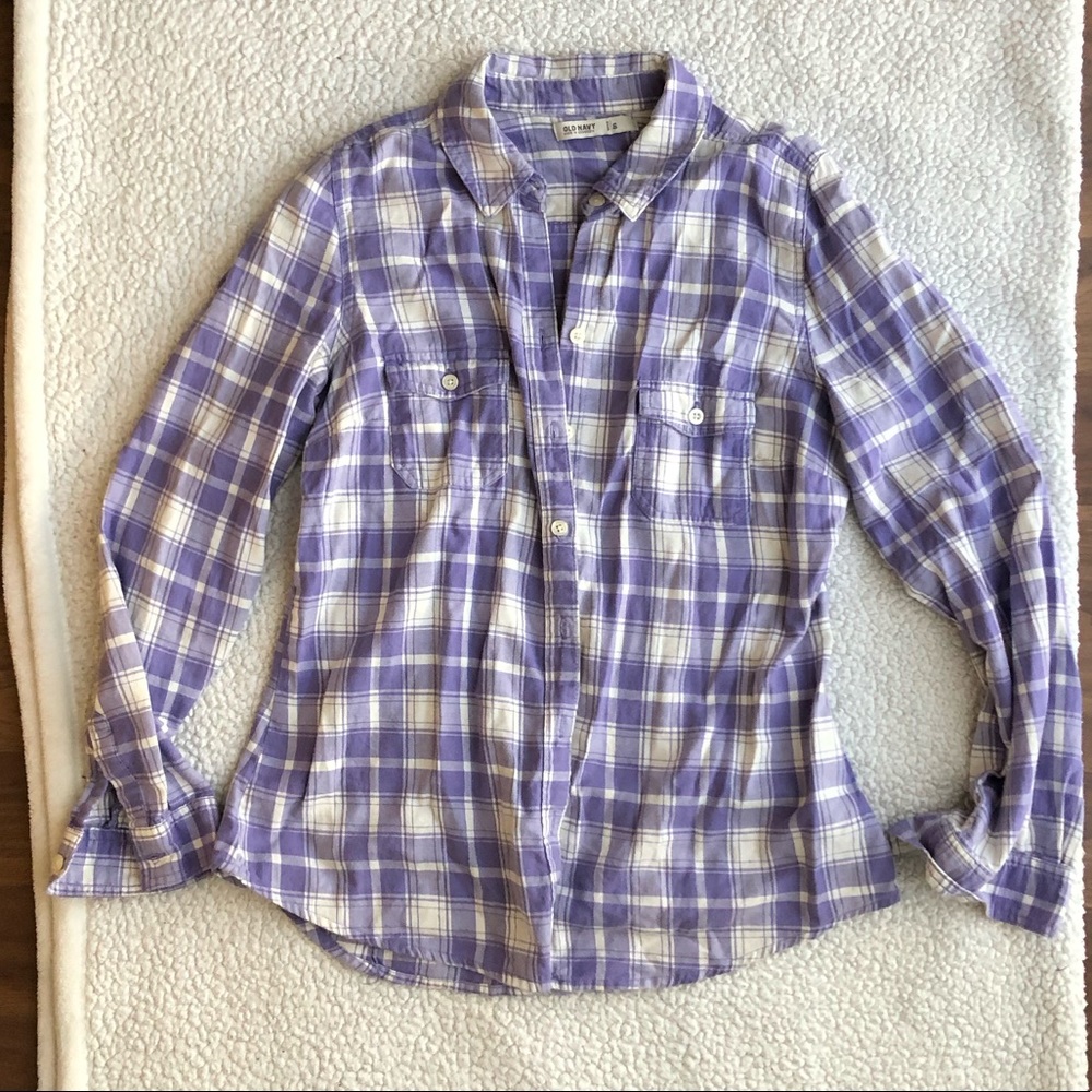 Small Old Navy plaid button up